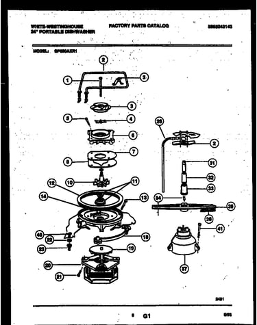 Motor pump parts