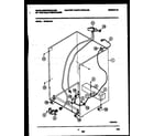 White-Westinghouse SP550AXR1 cabinet parts diagram