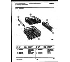 White-Westinghouse SP550AXR1 racks and trays diagram