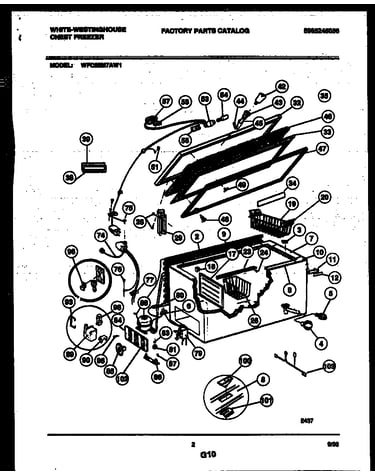 Chest freezer parts