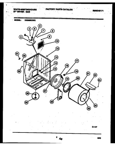 Cabinet and component parts