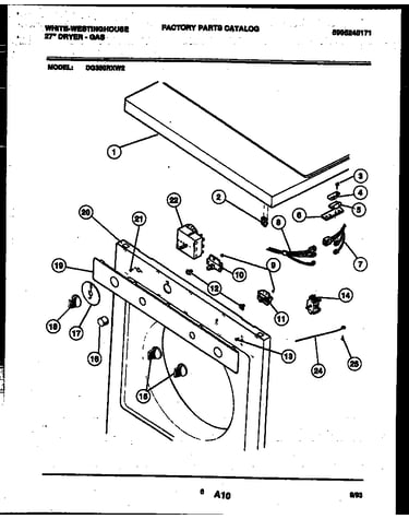 Console and control parts
