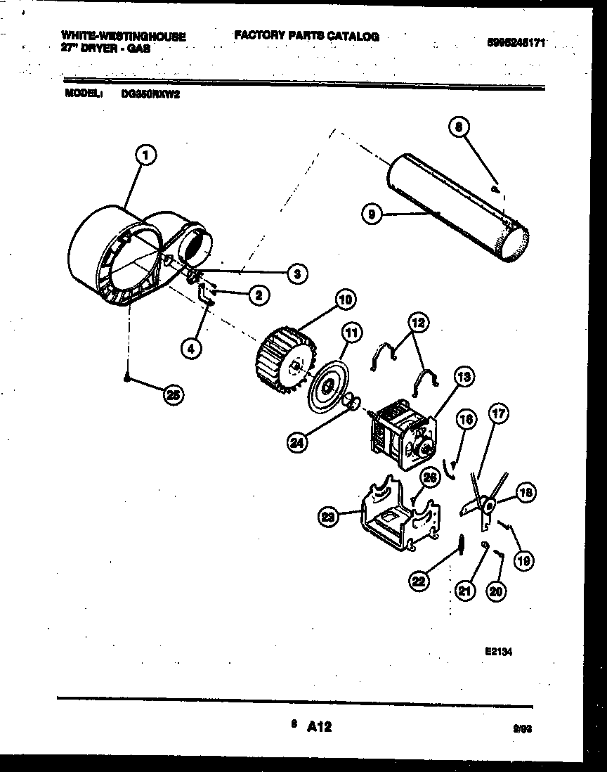 Blower and drive parts