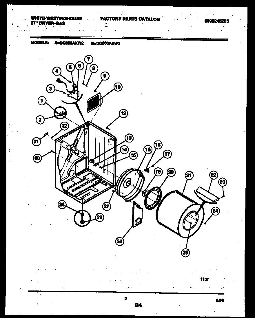 CABINET AND COMPONENT PARTS