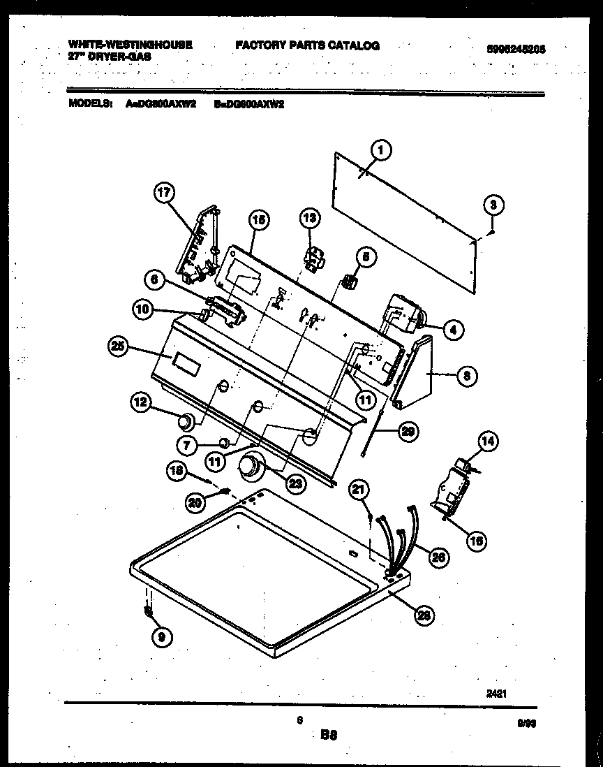 Console and control parts