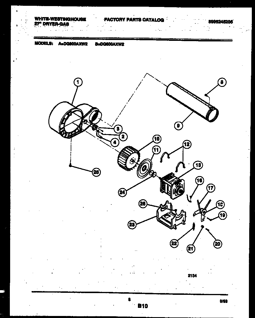 Blower and drive parts