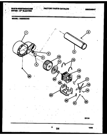 Blower and drive parts