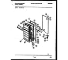 White-Westinghouse WFU20F5AW2 door parts diagram