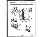 White-Westinghouse WFU20F5AW2 cabinet parts diagram