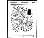 White-Westinghouse WFU20F5AW2 system and automatic defrost parts diagram