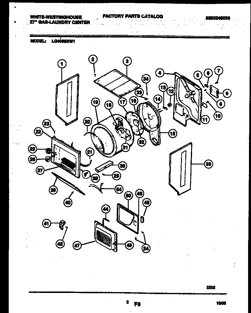 Cabinet and component parts