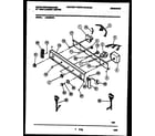 White-Westinghouse LG400SXD1 console and control parts diagram
