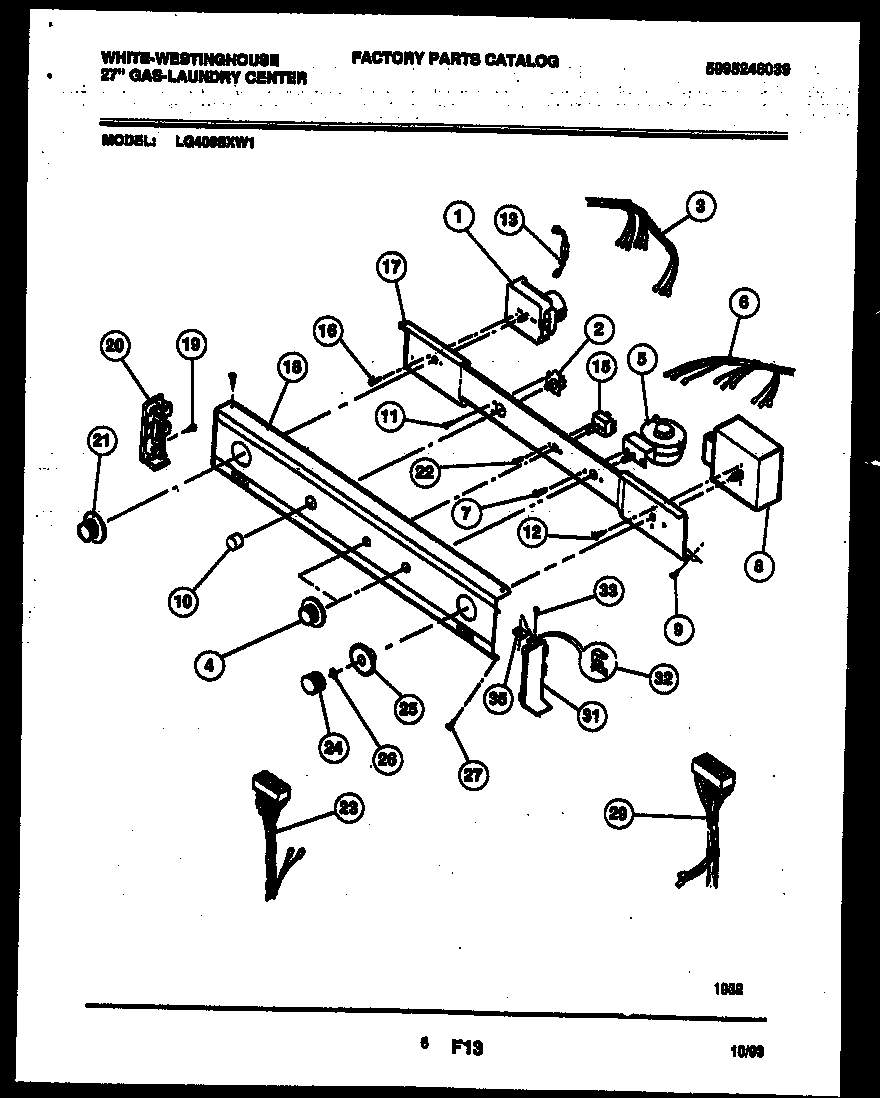 Console and control parts