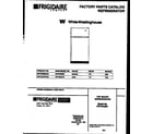 White-Westinghouse WRT22QRAW0 cover page diagram