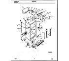 White-Westinghouse WRT22QRAD0 cabinet parts diagram