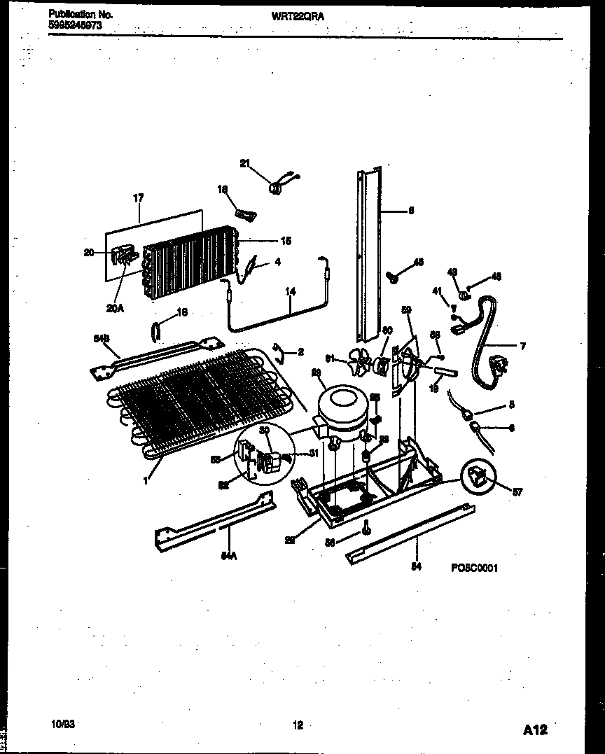 System and automatic defrost parts