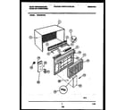 White-Westinghouse WAS186P2K2 cabinet parts diagram