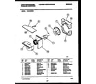 White-Westinghouse WAS186P2K2 air handling parts diagram