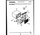 White-Westinghouse WAH11EP2T2 cabinet parts diagram