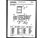 White-Westinghouse WAS183S2A2 cabinet and installation parts diagram