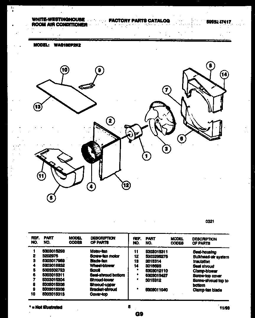 Air handling parts