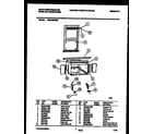 White-Westinghouse WAS18EP2K2 cabinet and installation parts diagram