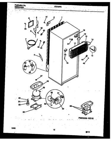 System and automatic defrost parts