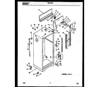 White-Westinghouse PRT217MCW3 cabinet parts diagram