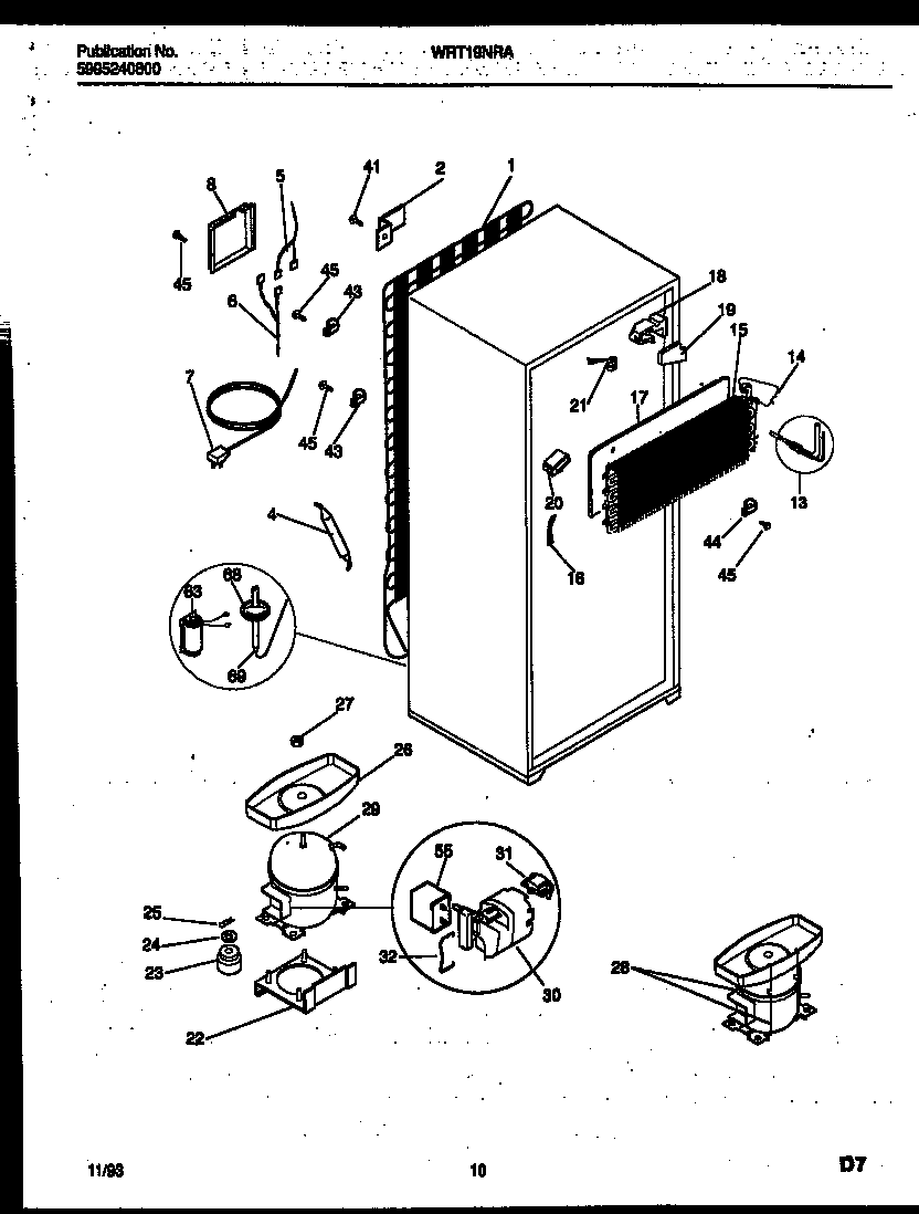 System and automatic defrost parts