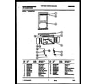 White-Westinghouse WAS226P2K2 cabinet and installation parts diagram
