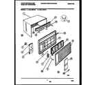 White-Westinghouse WAL117P1A2 cabinet parts diagram