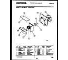 White-Westinghouse WAL117P1A2 air handling parts diagram