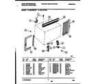 White-Westinghouse WAL117P1A2 cabinet and installation parts diagram