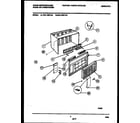 White-Westinghouse WAL125P1A3 cabinet parts diagram