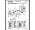 White-Westinghouse WAL125P1A3 electrical parts diagram