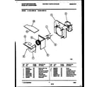 White-Westinghouse WAL125P1A3 air handling parts diagram