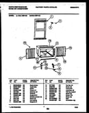 Cabinet and installation parts