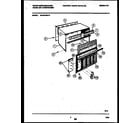 White-Westinghouse WAH074S7T2 cabinet parts diagram
