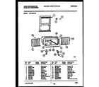 White-Westinghouse WAV157S1A2 cabinet and installation parts diagram