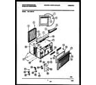 White-Westinghouse WAL123S1A2 cabinet parts diagram