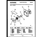 White-Westinghouse WAL123S1A2 air handling parts diagram