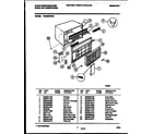 White-Westinghouse WAS256P2K2 cabinet parts diagram
