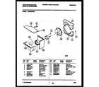 White-Westinghouse WAS256P2K2 air handling parts diagram