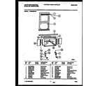 White-Westinghouse WAS256P2K2 cabinet and installation parts diagram
