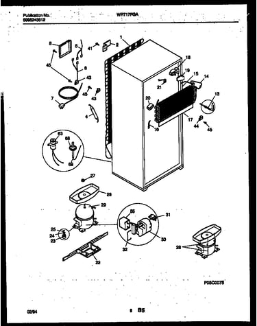 System and automatic defrost parts