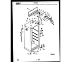 White-Westinghouse PRT154MCW3 cabinet parts diagram