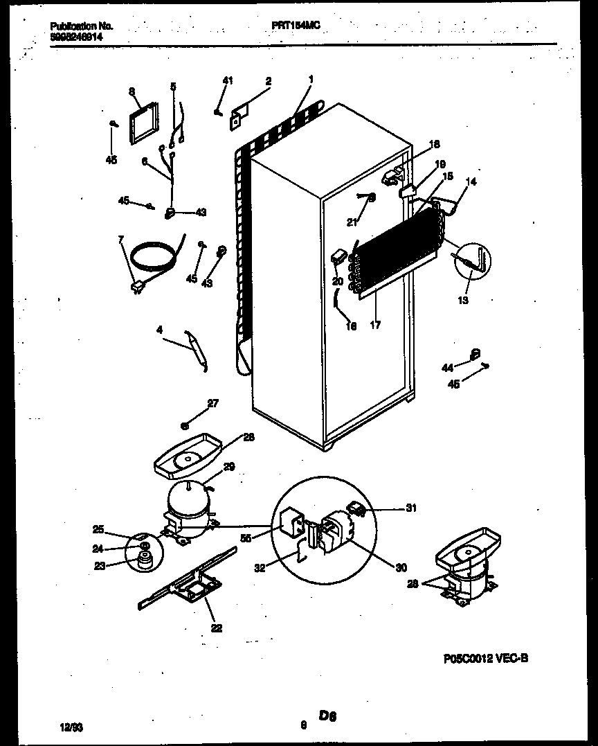 SYSTEM AND AUTOMATIC DEFROST PARTS