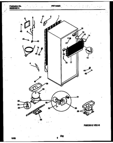 System and automatic defrost parts