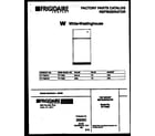 White-Westinghouse RT178SCW1 cover page diagram