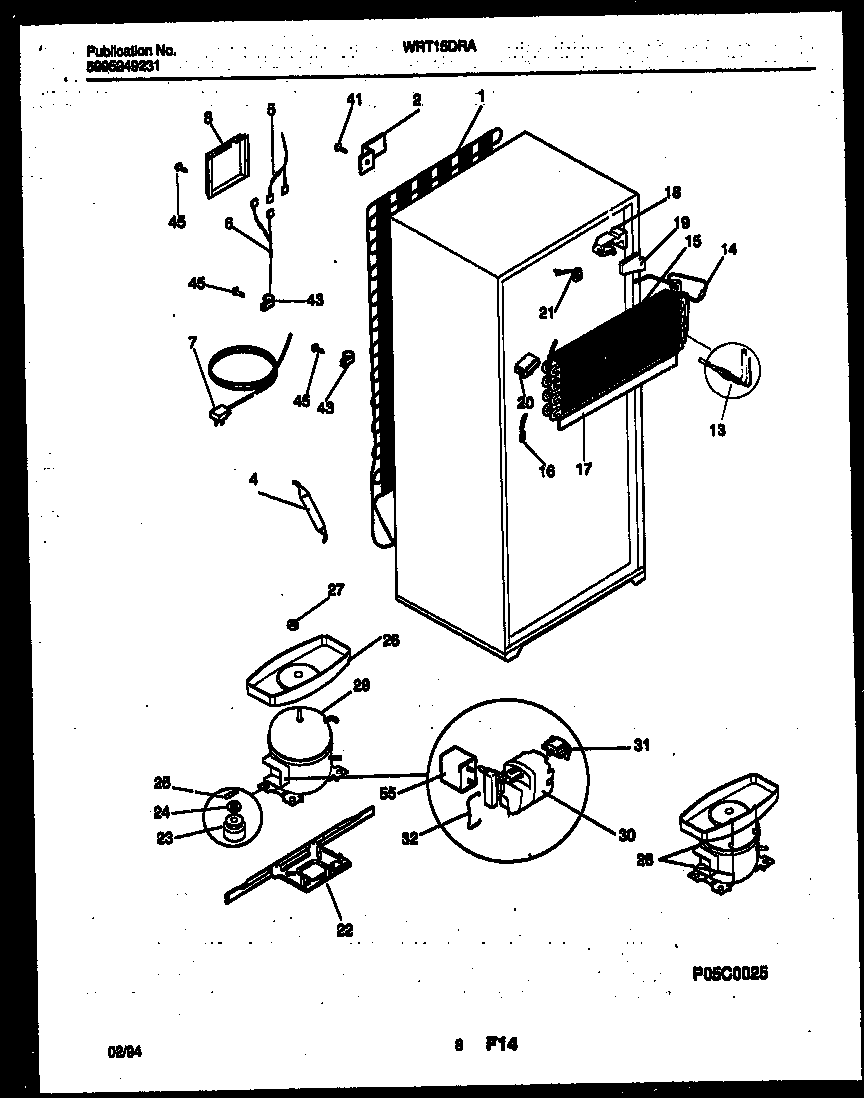 System and automatic defrost parts